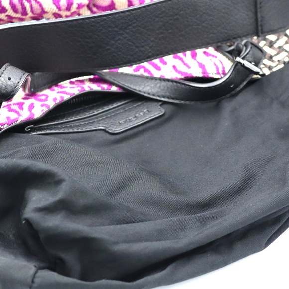 Desigual Large Patchwork Bag Embroidered Textured Fabric Convertible Tote - Picture 15 of 16